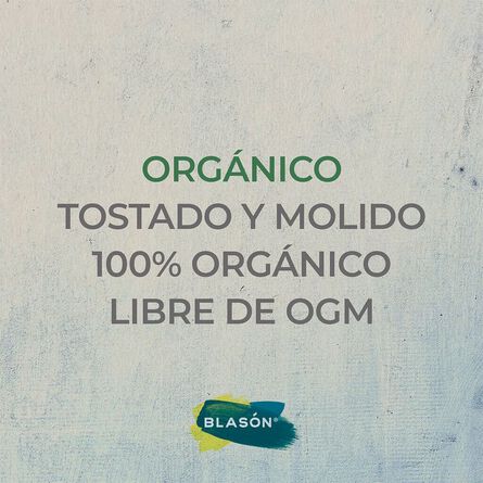 Café Blasón orgánico premium molido y tostado 340 g image number 2