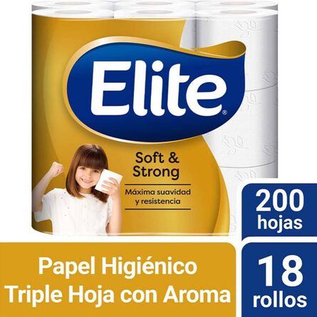Papel Higiénico Elite Soft & Strong 18 Rollos image number 1