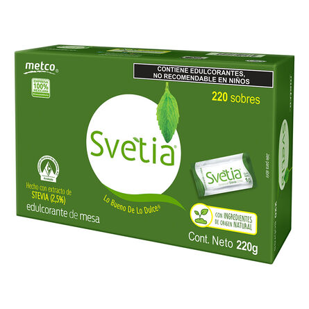 Sustituto de Azúcar Stevia Caja con 220 Sobres image number 1