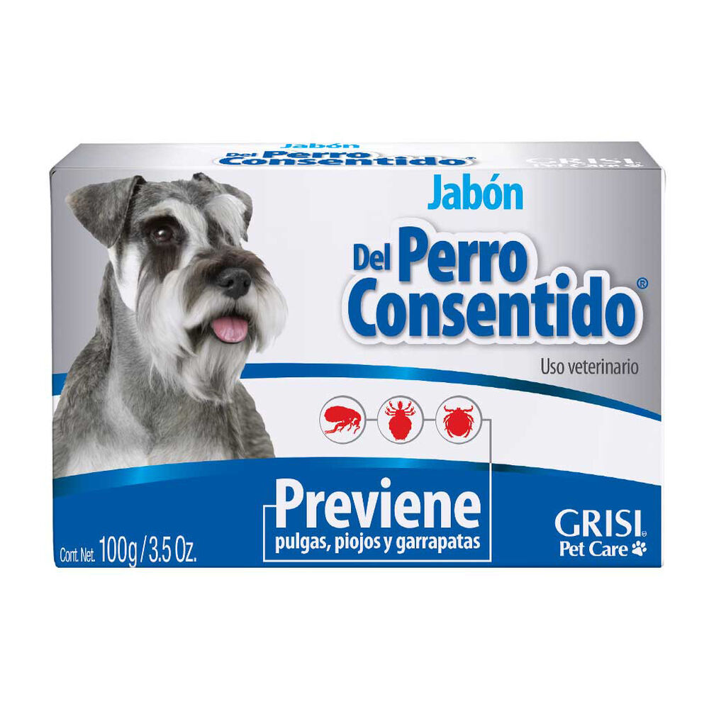 Jabón del Perro Consentido Antipulgas 100 Gr image number 0