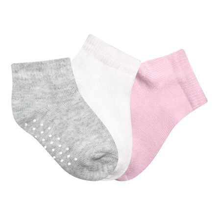 Tines Baby Essentials 443 Gris Blanco Rosa Talla 0-2 3 Pares image number 2