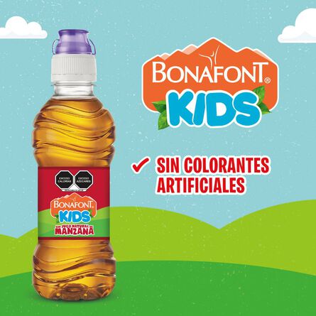 Agua Bonafont Kids con Jugo Natural sabor Manzana 6 Pack 300 ml image number 2
