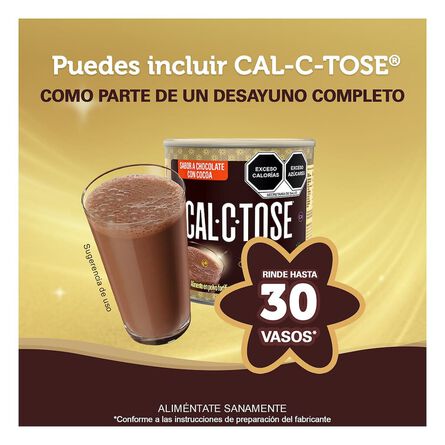 Chocolate en Polvo Cal-C-Tose 400 g image number 1