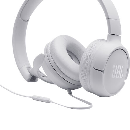 Audífonos On Ear JBL Tune 500 Alámbricos Blanco image number 3