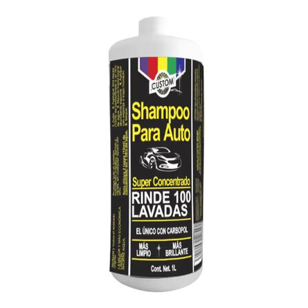 Kit Custom Shampoo + Limpia Parabrisas + Limpia Interiores y Polish Líquido image number 2