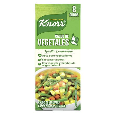Caldo de Vegetales Knorr 8 Cubos de 10.5 g image number 3