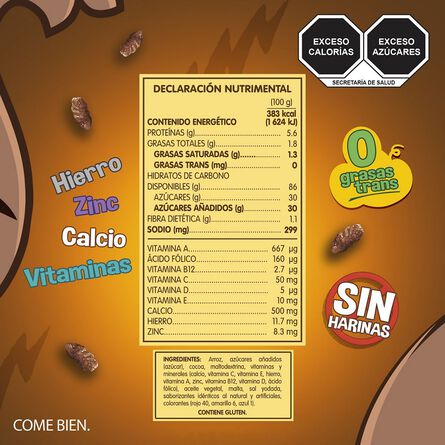 Cereal Choco Krispis Empaque Familiar Kellogg's 540 Gr image number 1
