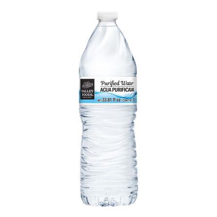 Agua purificada Valley Foods 6 pack 1 lt c/u image number 1