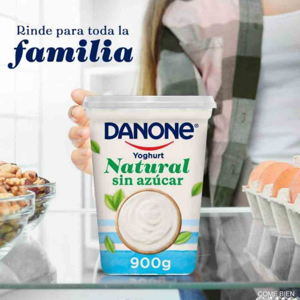 Yoghurt Danone Natural Sin Azúcar 900g image number 5