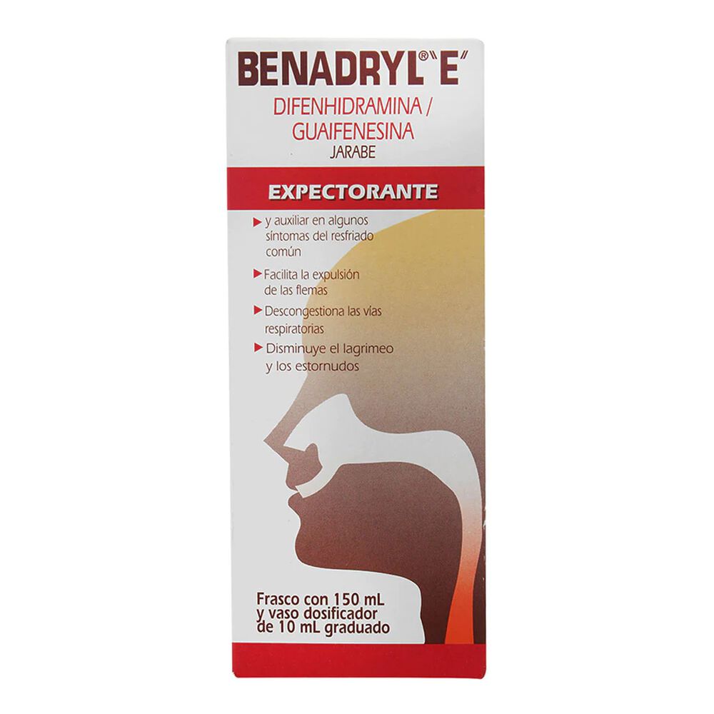 Benadryl-E Expectorante Jarabe 150 ml image number 0