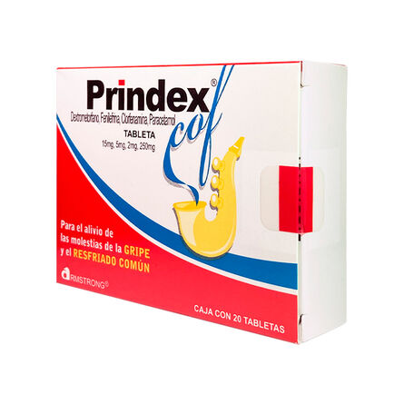 Prindex Cof 250/15/5/2mg Tab con 20b20 image number 3