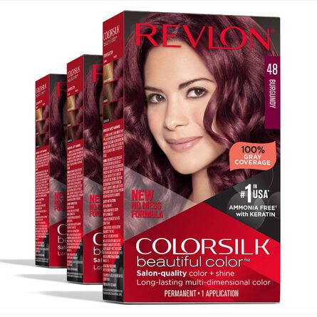 Tinte para cabello Beautiful Color Keratina Borgoña tono 48 59.1 ml image number 4