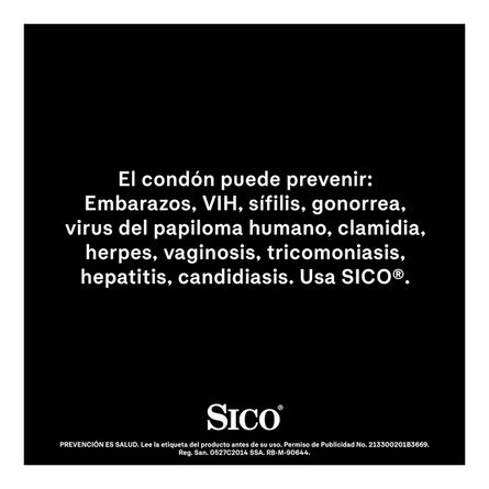 Condones Sico Safety 3 piezas image number 4