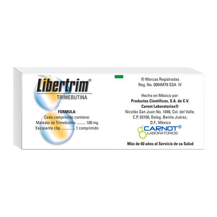 Libertrim Lp 100 mg Oral 20 Comprimidos image number 1