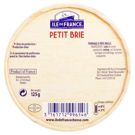 Queso Brie Ile de France 125 gr image number 2