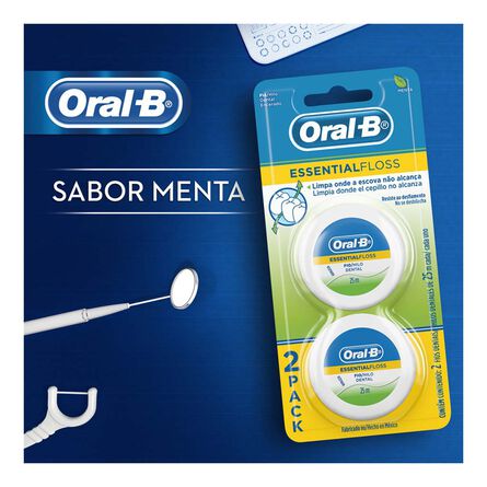 Hilo Dental Oral-B Essential Floss Menta 2 x 50 m