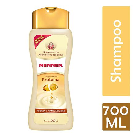 Shampoo con Acondicionador Mennen Fuerza y Manejabilidad de 700 ml image number 3