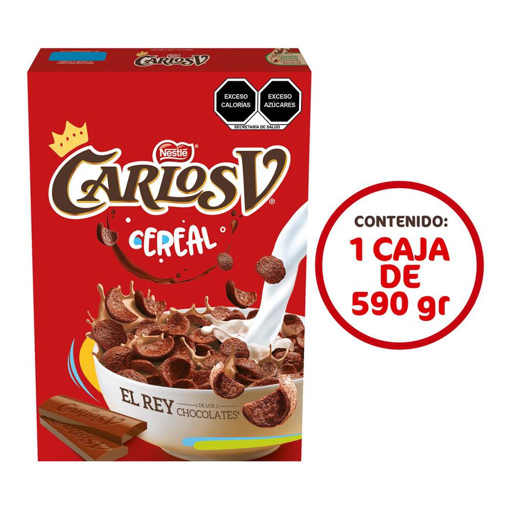 Cereal Nestlé Carlos V sabor a chocolate 590 g image number 0