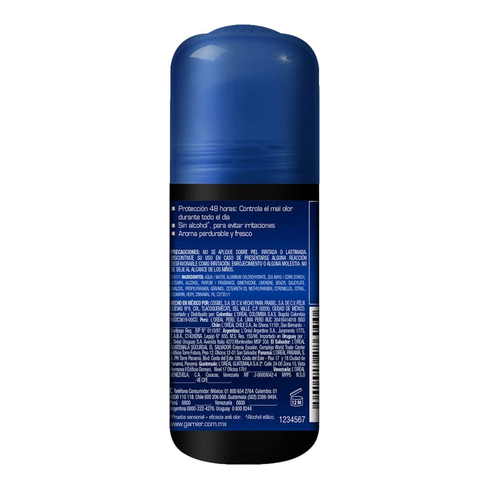 Desodorante Antitranspirante En Roll On Garnier Obao Oceanic P/Caballero 65 G image number 1