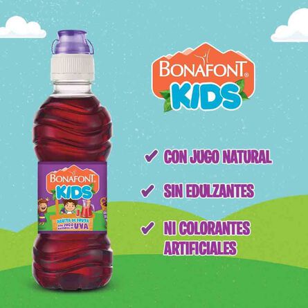 Agua Bonafont Kids con Jugo Natural sabor Uva 300 ml image number 3