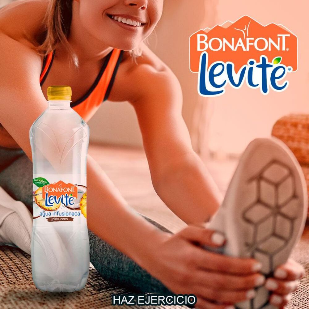 Agua Infusionada Levité con Toque Sabor Piña Coco 1 lt image number 2