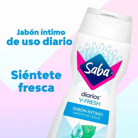 Jabón Íntimo Saba Diarios V-Fresh 200 ml image number 1