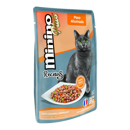 Alimento para Gato Minino Plus Pavo 85 g image number 1