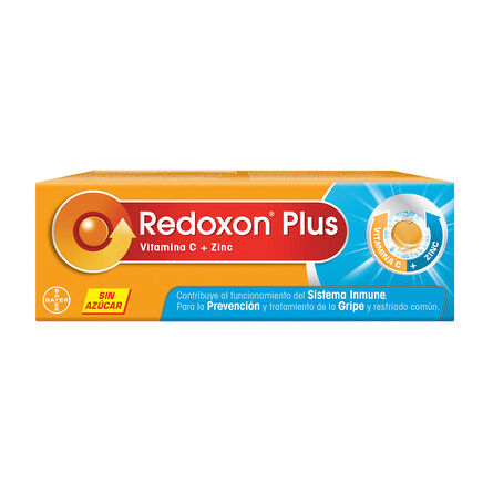 Vitamina C + Zinc Redoxon Plus 10 Tabletas Efervescentes image number 7