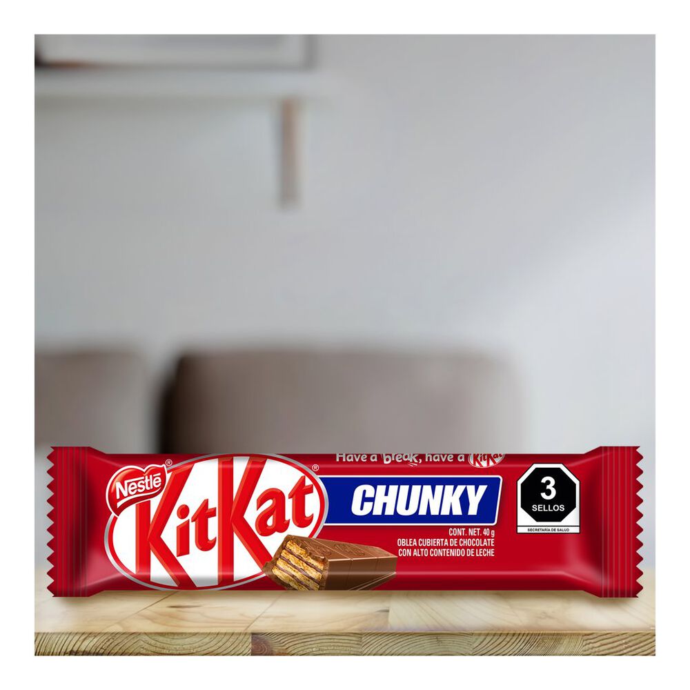 Chocolate con Leche KitKat Chunky 40 gr image number 4
