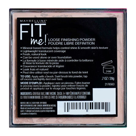 Polvo Suelto Maybelline New York FIT me! 15 Light 20 g image number 1