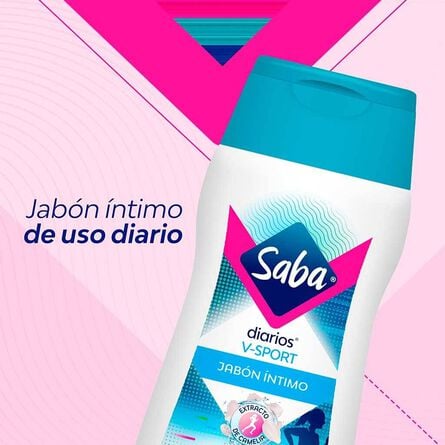 Jabón Intimo Saba V-Sport 130 ml image number 1