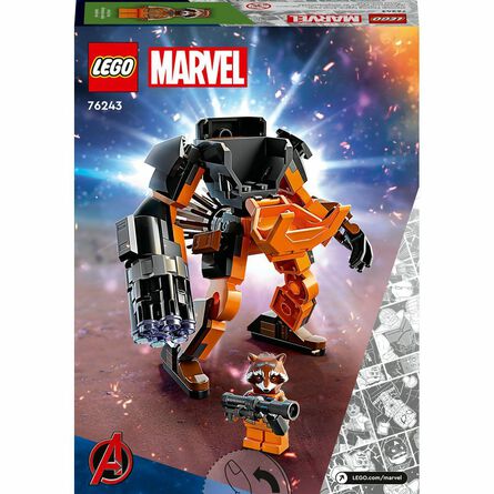 Lego Marvel 76243 Armadura Robótica De Rocket 98 Pzas image number 7