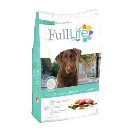 Alimento para perro adulto Full Life razas medianas y grandes 4 Kg image number 1