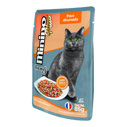 Alimento para Gato Minino Plus Pavo 85 g image number 2