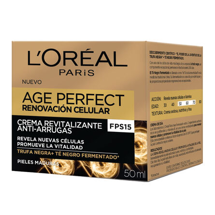 Crema Facial Revitalizante de Día L'Oréal Paris Age Perfect 50 Ml image number 1