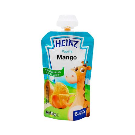 Papilla Heinz Pouch Etapa 2 Sabor Mango de 113g image number 1