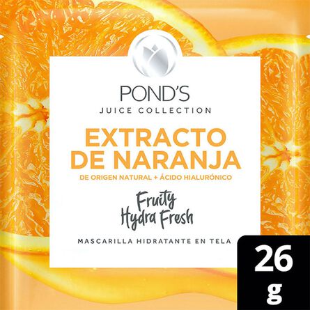 Mascarilla Facial Pond's Fruity Hydra Fresh Naranja 26 Gr image number 1
