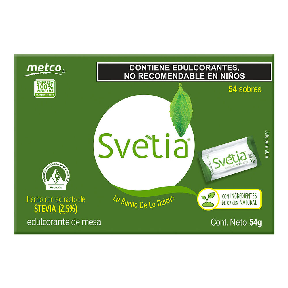 Sustituto De Azúcar Stevia Caja Con 54 Sobres image number 0