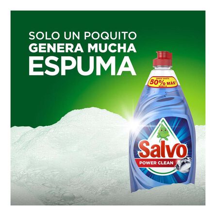 Salvo Detergente Líquido Lavatrastes Power Clean 1.2 lt image number 5