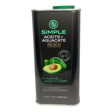 Aceite Simple Aguacate 500 Ml image number 2
