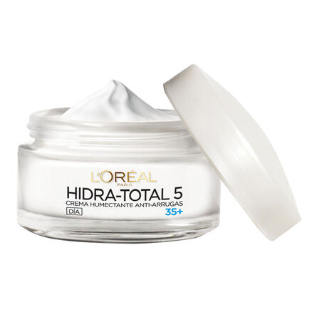 Crema Facial L'Oréal Paris Hidra Total 5 Día Anti-Arrugas 35+ 50 Ml image number 1