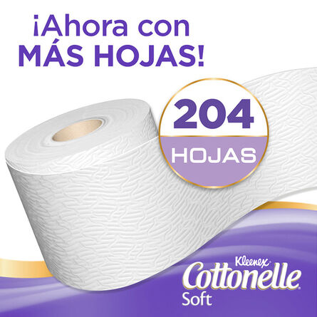 Papel higiénico Cottonelle Soft XL 32 rollos 204 hojas c/u image number 1