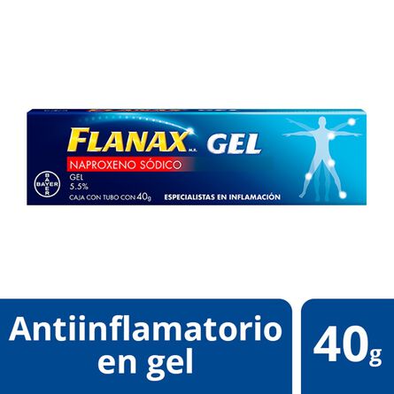 Antiinflamatorio Flanax Gel Desinflama y Alivia el Dolor Localizado 40g image number 7