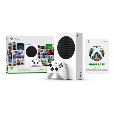 Bundle Consola Xbox Serie S 512GB + Game Pass Ultimate 3M image number 1