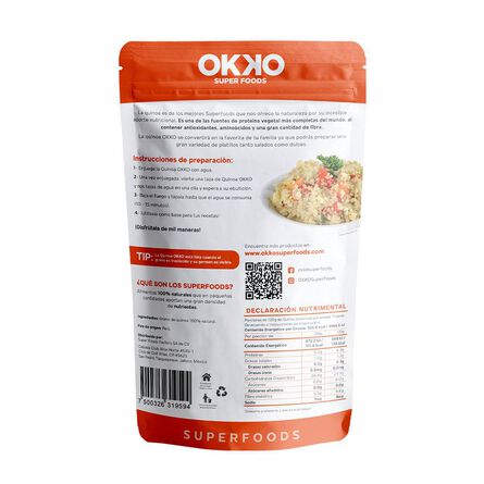 Quinoa Grano Entero Natural Okko 300 Gr image number 1