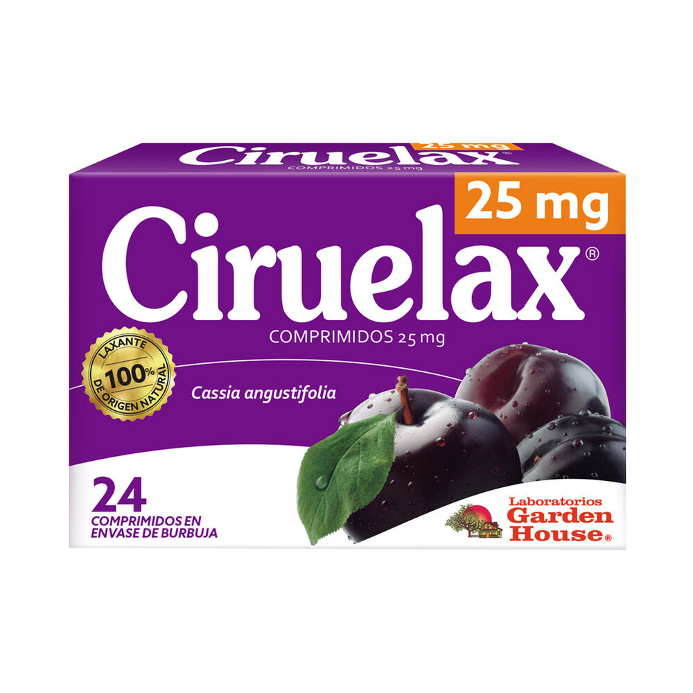 Ciruelax Forte 25mg Compr 24 Pzas image number 0