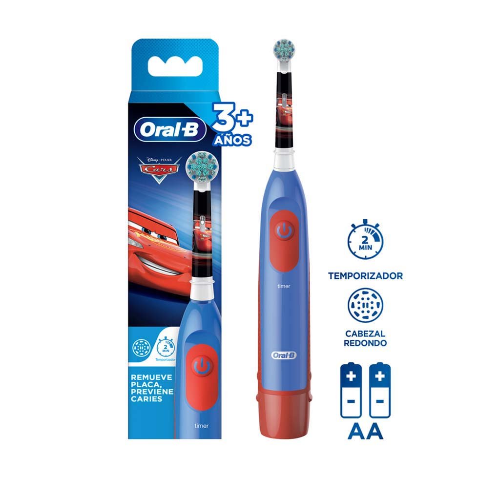 Cepillo Dental Eléctrico Oral-B Disney Cars 1 pieza
