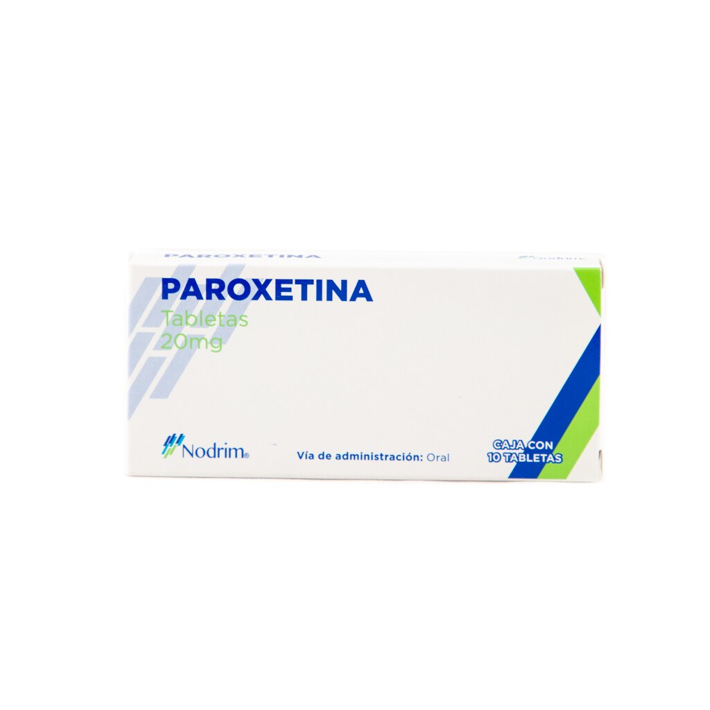Nodrim Paroxetina 20 mg Tab con 10 | Soriana