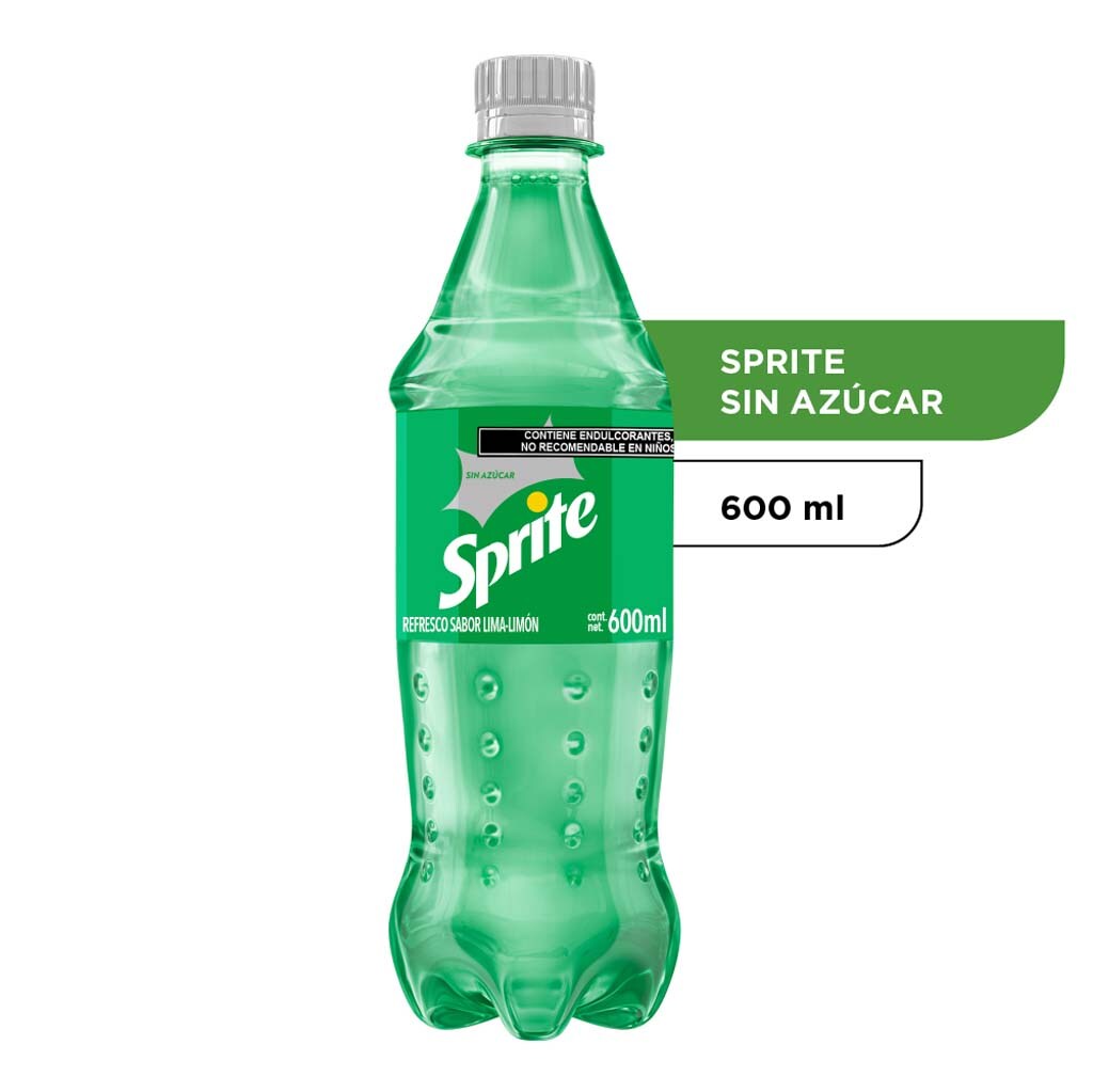 Refresco Sprite sin Azúcar sabor Lima Limón 600 ml