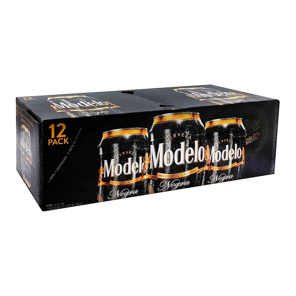 Cerveza Oscura Negra Modelo Lata 12 Pack 355 ml | Soriana